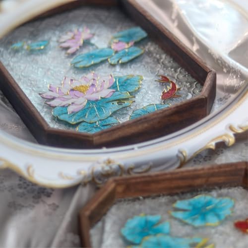 Cloisonne Filigree Enamel Paint by Numbers Kit, All in One with Tools, DIY Craft, Starter Set for Adults and Beginners, Easy Instructions, Hobby for Adults Teens Elderly Handmade Home Decor Gifts - Image 6