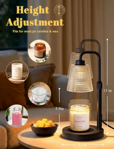 Candle Warmer Lamp with Timer, Birthday Gifts for Women, Ideal Fall Decor - Image 4