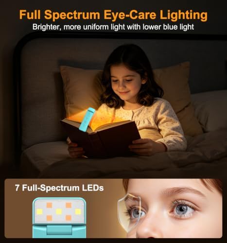 Gritin 2026 Gen 2 Rechargeable Book Light,2-in-1 Reading Light & Flashlight - Image 3