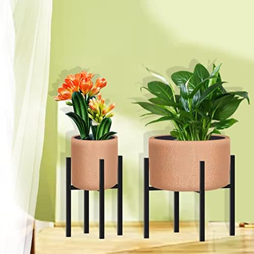 Heavy Plant Stand for 10"-16" Plant Pot Indoor Outdoor Corner, Adjustable Metal Heavy Duty for Large Pot (Black 1 Pack) - Image 4