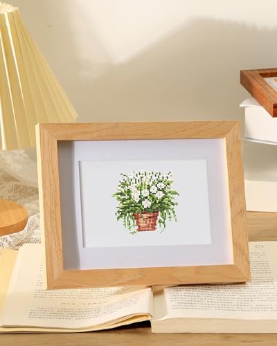 PeakLuv Small Diamond Art Kits Green Plants Mini Diamond Painting Kits - Image 2