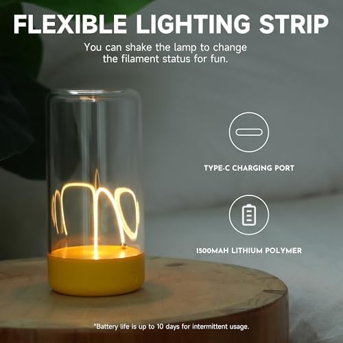 AUGE LIGHT Mini Minimalist Table Lamp, Cordless Lamp, Rechargeable Lamp - Image 2