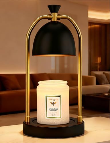 Hong-in Black Candle Warmer Lamp,Birthday Gifts for Women Men by Hong-in