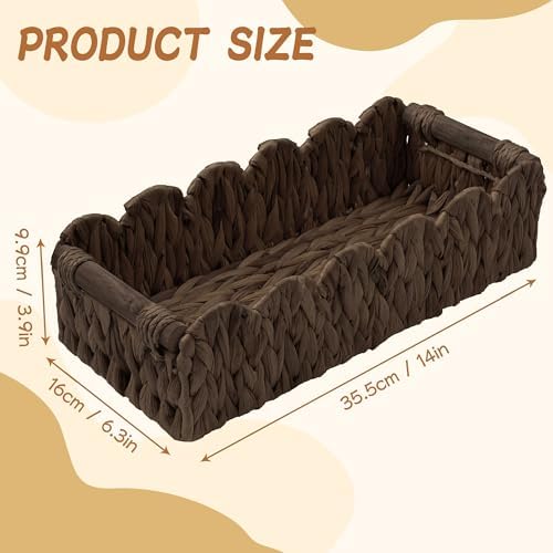 Bathroom Decor Basket for Toilet Paper Storage Baskets For Organizing - Image 7