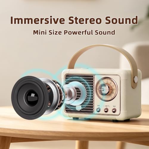 Baolira Retro Bluetooth Speaker, Vintage Decor, Birthday Gifts for Women - Image 6