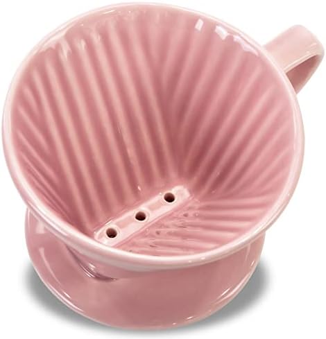 Pour Over Ceramic, Coffee Dripper Ceramic Coffee Maker,Pink - Image 3