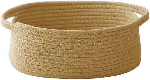 JMvicyroam Small Woven Basket, Empty Gift Basket, Jute/1 Pack by JMvicyroam