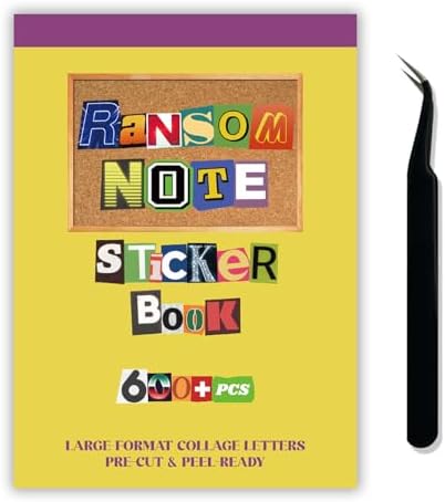 Retro Alphabet Letter Stickers Book for Scrapbooking - Image 4