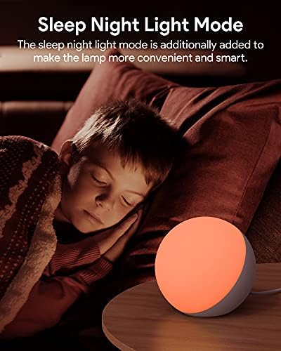 Hifree Smart Table Lamp, Dimmable Desk Lamp with App/Voice Control, LED RGB Color Changing Touch Lamp, Night Lamp for Bedroom Compatible with Alexa - Image 5