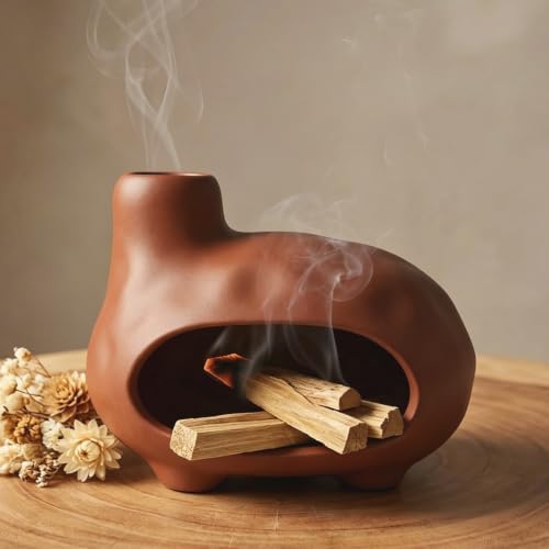CEREMONY Palo Santo Holder -Mini Ceramic Incense Holder for Palo Santo and Sticks - White Sage Holder for Meditation Decor by LifeNeedsAlittleofCeremony