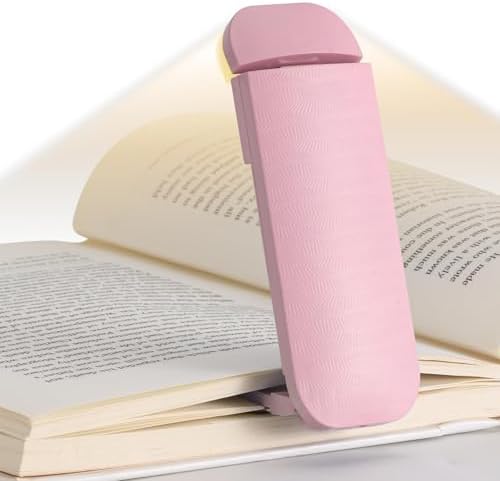 HEMONNKAM Reading Light, Rechargeable Clip-On Book Light for Bed at Night by HEMONNKAM