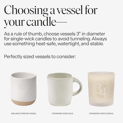 Siblings Candle Refill Kit No. 06, Cardamom Sandalwood Vanilla - Image 4