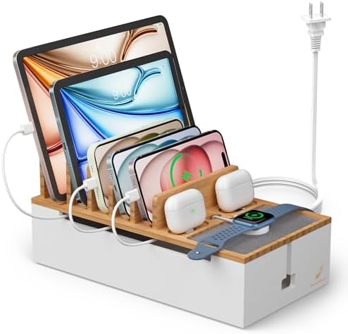 Pezin Hulin Multi Devices Charging Station - Natural +White by PezinHulin