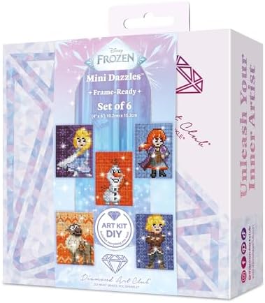 DIAMOND ART CLUB Mini Dazzles - Frozen Diamond Art Kits for Adults by DIAMONDARTCLUB