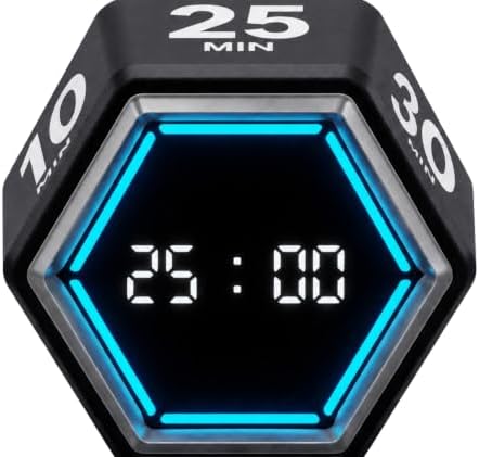 KADAMS Pomodoro Timer Cube, Visual Timer for Kids, Productivity Desk Timer by KADAMS