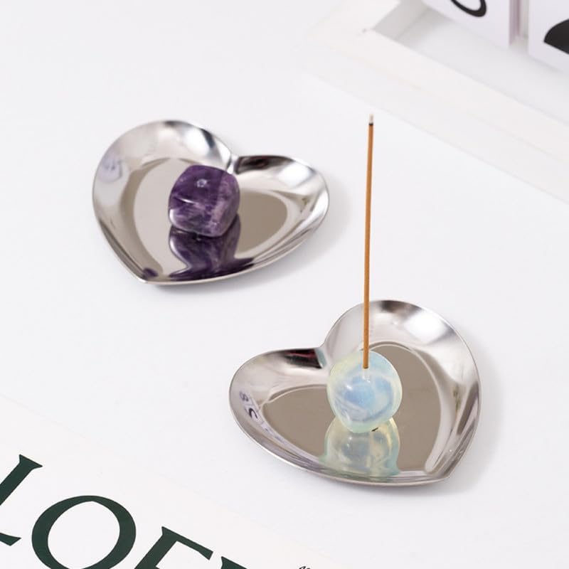 Incense Holder Modern Minimalist Circular Incense Stick Burner for Cones or Sticks for Yoga & Meditation, Enhance Atmosphere,Ceramic Ash Catcher Tiger's Eye - Image 2
