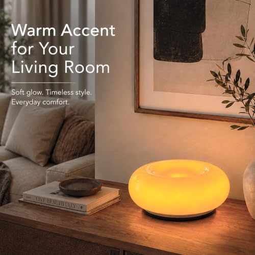 Orange Donut Table Lamp,Ambient Lighting Lamp,Aesthetic Room Decor - Image 5