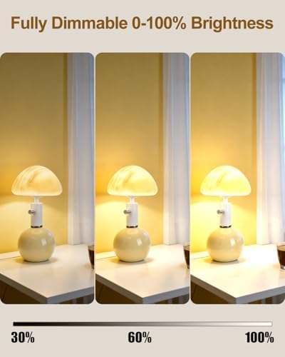 Lightdot Mid Century Modern Stepless Dimmable Table Lamp Ceramic - Image 2