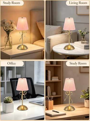 Bow Table Lamps,Cordless Rechargeable LED Table Lamps for Living Room - Image 6