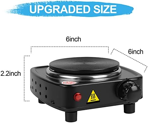DINGPAI Hot Plate for Candle Making, Black Color Electric Hot Plate - Image 2