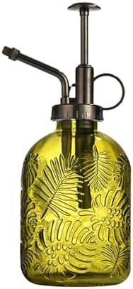 Spray Bottle for Plants, Plant Mister Spray Bottle, Glass Plant Mister Spray Bottle, Embossed Vintage Glass Watering Can, Succulent Watering Bottle with Top Pump for Outdoor (PP) by Unknown
