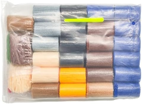 Howie's Latch Hook Kit, DIY Cats Rug Crochet Yarn Kits for Adults, Color Preprinted Pattern Embroidery Decoration (Cats-Night, 19.69 x 14.96 inch) - Image 4
