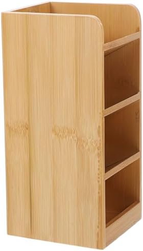 Wooden Desk Organizer Pen Holder Caddy for Office Supplies by Unknown