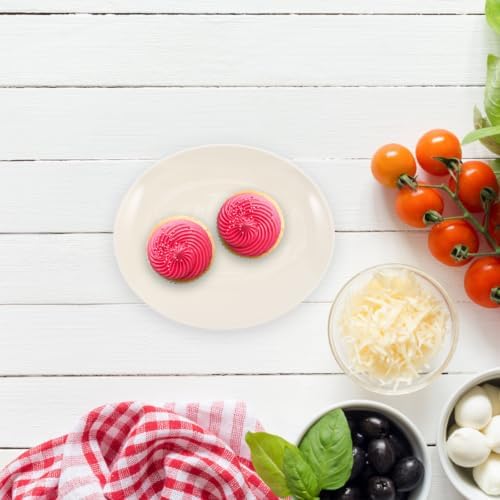 SUPVOX Ceramic Dessert Tray Cute White Jewelry Dish for Vanity Storage - Image 5