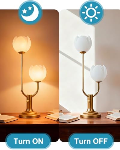 Lightdot Flower Table Lamp Dimmable Floral Modern Nightstand Lamp - Image 6