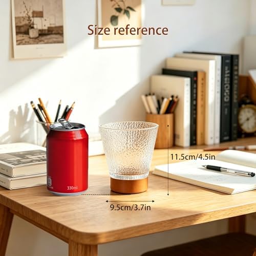Battery Operated Night Light with Timer, Aesthetic Cordless Battery Powered Decorative Ambient Glass Lamp, Small Cozy Nightlight for Dorm, Nightstand, Bathroom, Warm Tree Pattern - Image 2