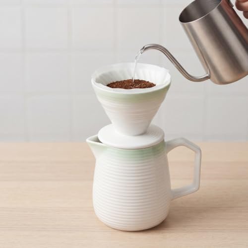 pour over coffee maker - Ceramic Dripper Pot, Heat-Resistant & Easy Clean - Image 5