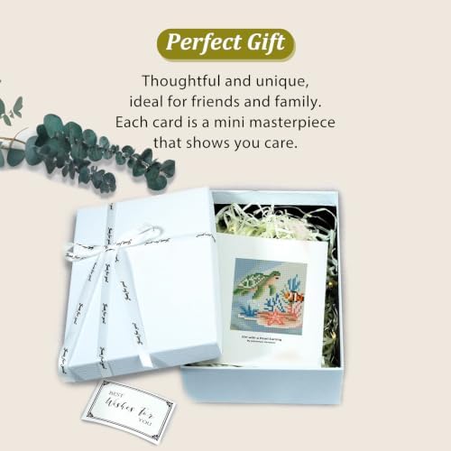 6 Pcs Small Diamond Art Kits Ocean Animals Diamond Art Kits for Adults - Image 7