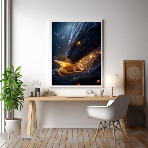 BYGFHLYW 5D Dragon Diamond Painting Kits for Adults, Diamond Art Kits - Image 4