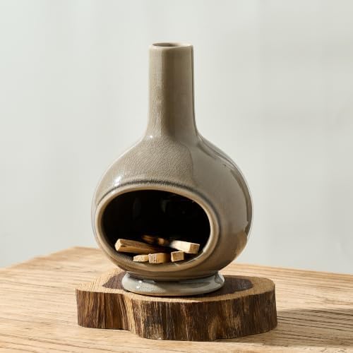 Handmade Ceramic Incense Holder,Palo Santo Holder for Burning,Sage Burner by SIDUCAL