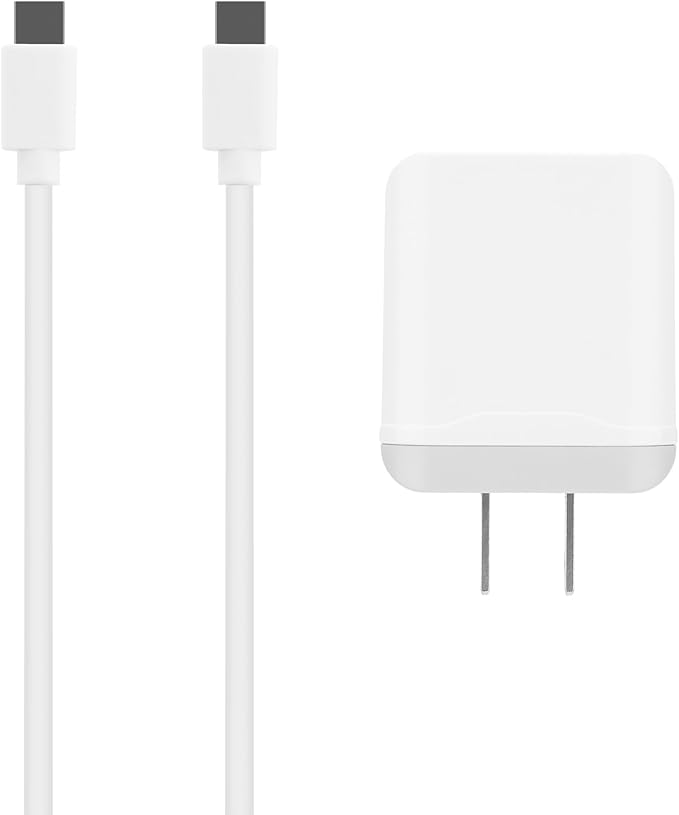 AT&T Professional Series 15W Wireless Charging Pad White Premium USB-C Fast Charging Universal Device Compatibility Qi Certified Technology