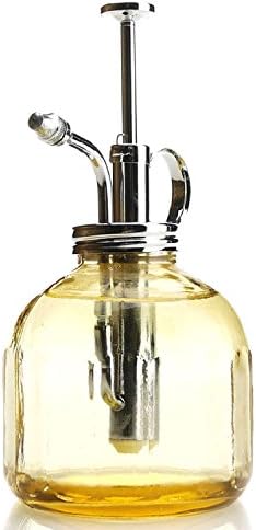 Plant Mister- Glass Bottle (Amber Color) & Brass Sprayer (Chrome Color) - Image 5