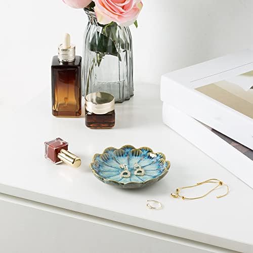 BEUNAIZER Jewelry Dish Tray, Ring Dish, Ceramic Trinket Tray, Key Bowl - Image 4