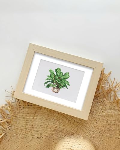 PeakLuv Small Diamond Art Kits Green Plants Mini Diamond Painting Kits - Image 6