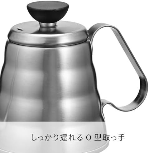 Hario Outdoor V60 Buono Metal Drip Kettle, 700ml, Silver - Image 3