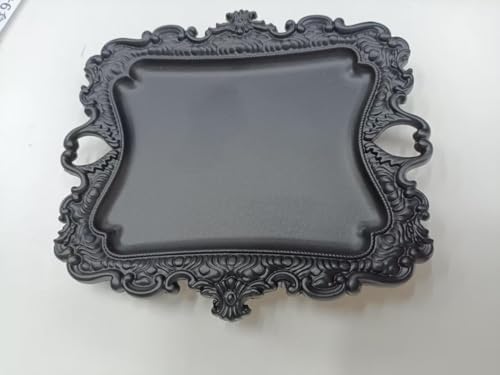 khtumeware 1 Pack Jewelry Dish Matte Black Jewelry Trays ideal for holding jewelry rings and small trinkets. by khtumeware