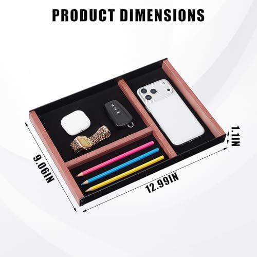 Takywep Minimalist 3-Compartment Desk Drawer Organizer - Image 6