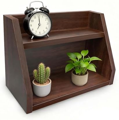 ONCHEER Desktop Organizer Storage Book Shelf, Desk Bookcase File Holder for Home Office Workplace Storage Rack for Small Gadget by OncheerDirect-Sales