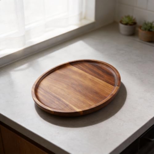 Rectangular Wooden Serving Tray Dessert Tray(TP03（Large）) - Image 5