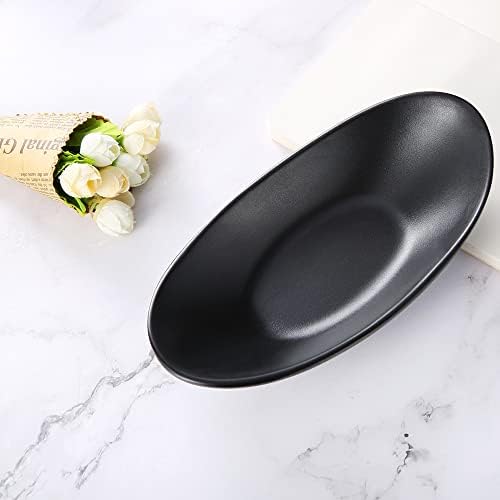 Black Ring Dish Centerpiece Jewelry Tray Key Tray Organizer for entryway, Dresser Decor Key Dish Jewelry Bowl Decorative Dish (Big Oval) - Image 5