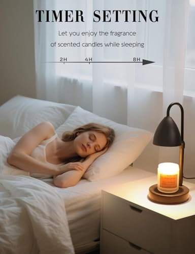 Candle Warmer Lamp with Timer Dimmer, Home Decor for Birthday Gifts Women - Image 5