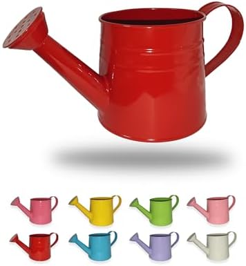 Small Watering Can for Indoor Plants, Red, 1L by Unknown