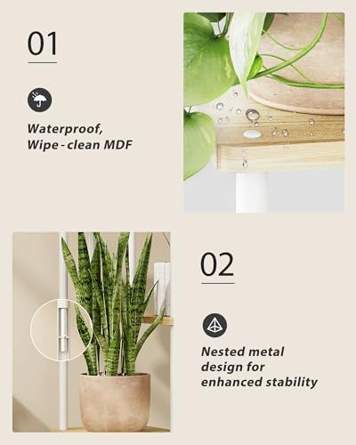 GENTINGBRO Corner Plant Stand Indoor Tall Plant Stand - Image 5