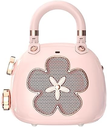 DOSS Candy 2-in-1 Mini Bluetooth Speaker, Loud Audio, Cute Backpack Charm by DOSS