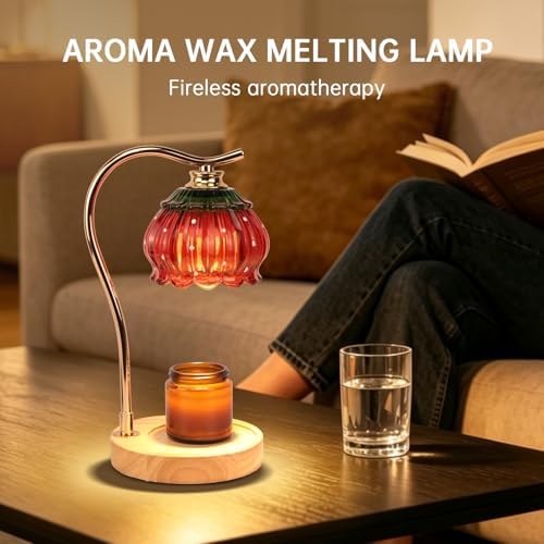 GEEZO Fragrance Candle Warmer Lamp，Electric Candle Warmer with Timer & Dimmer，Mom Christmas Birthday Gifts for Women, House Warming Gifts New Home Bedroom Decor - Image 4
