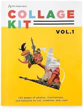Free Period Press Collage Kit Vol. 1: 120 Pages of Photos, Illustrations, and Textures to Cut, Combine, and Craft | Perforated Pages for Junk Journals, Vision Boards & DIY Crafts (Volume 1) by FreePeriodPress